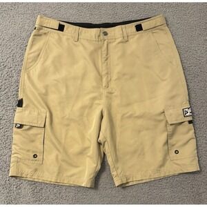 Pelagic Socorro Walk Shorts Mens Sz 38 Fishing Outdoor Performance Khaki